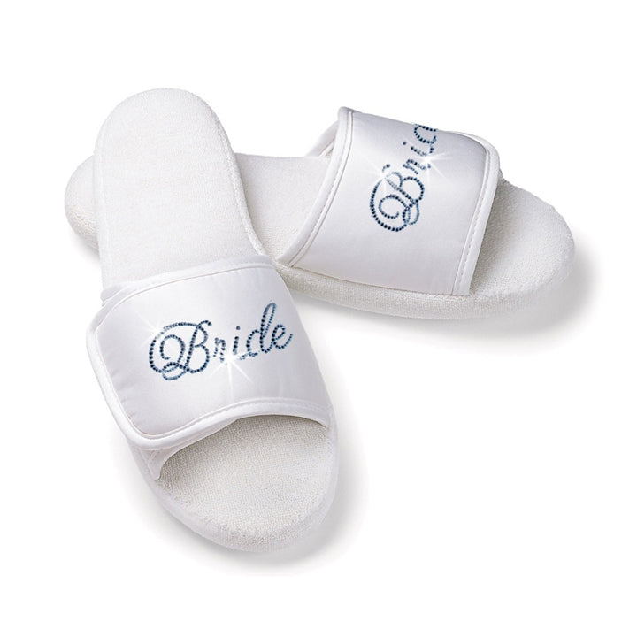 Personalised Slippers - WHITE – Champagne Occasions