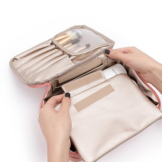 Personalized Shadow Stripe Cosmetic Bag