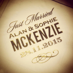 Personalized Napkins - Set of 100