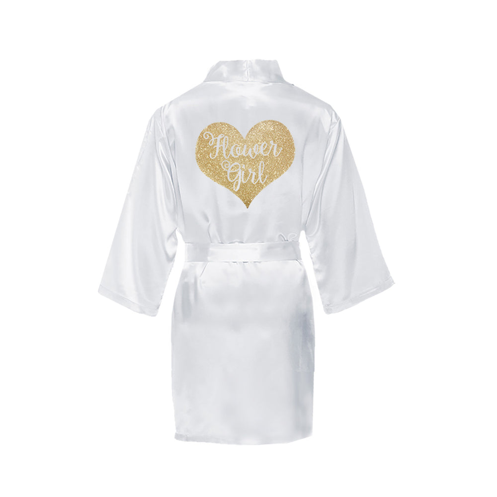 Flower Girl Robe, Rhinestone Girls Robe, Flower Girl Gifts