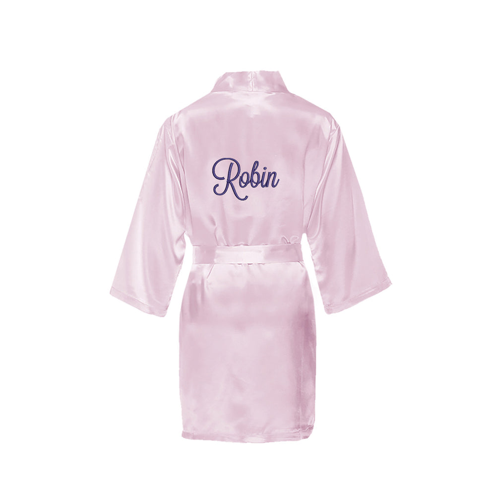 Lavish Last Name Embroidered Fleece Robes