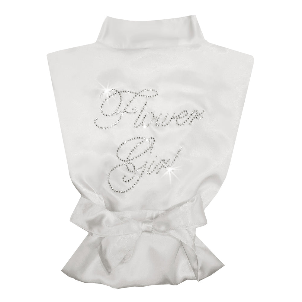 Rhinestone Flower Girl Robe