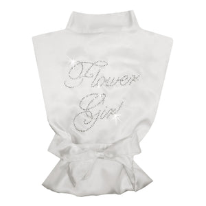 Rhinestone Flower Girl Robe