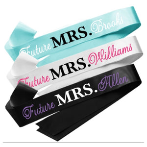 Personalized Future Mrs. Sash