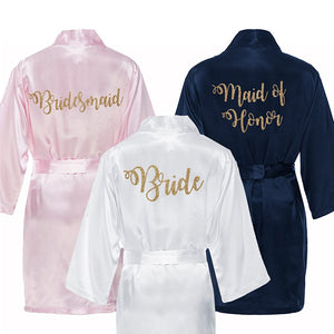 Glitter Bridal Party Robes