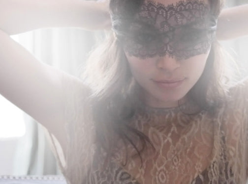 
            
                Load image into Gallery viewer, Lovely Ever After Lace and Silk Eye Mask
            
        
