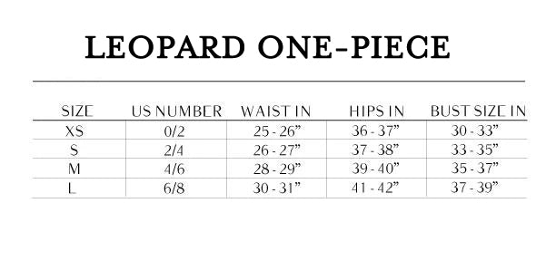 High Cut Leopard One Piece - FLASH SALE