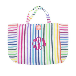 Monogrammed El Pablo Beach Bag Classy Bride