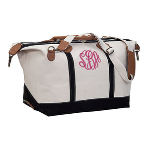 Monogrammed Travel Weekender