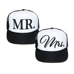 Mr. and Mrs. Trucker Hat Set