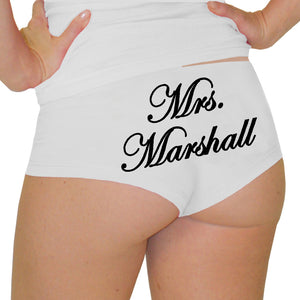 Personalized Boyshorts,, Customized Boyshorts, Customized Underwear –  Classy Bride