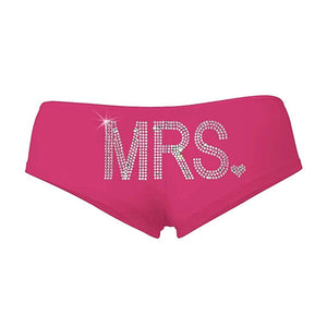Rhinestone MRS. Honeymooners Boyshorts