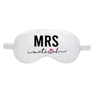 Mrs. Material Silk Eyemask