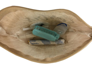 Personalized Mrs. Jute Cosmetic Bag