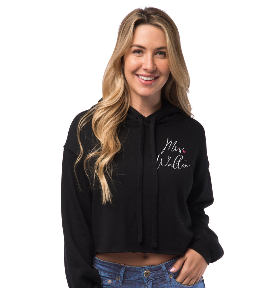Personalized Camila Crop Hoodie