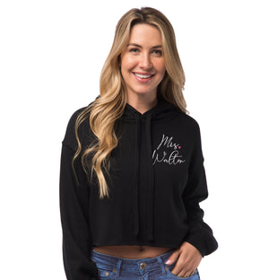 Personalized Camila Crop Hoodie