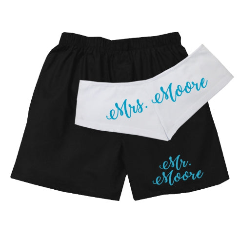 Personalized Mr. and Mrs. Underwear Set
