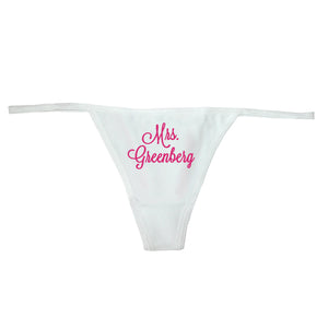 
            
                Load image into Gallery viewer, Personalized Bridal Thong
            
        