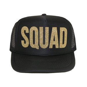 Bridesmaid Glitter Trucker Hat