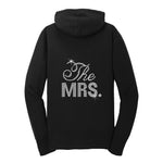 The Mrs. Hoodie, Mrs. Sweatshirt, Rhinestone Bride Hoodie